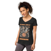 Sound Of Headbanging Women’s Fitted V-neck T-shirt - Beyond T-shirts